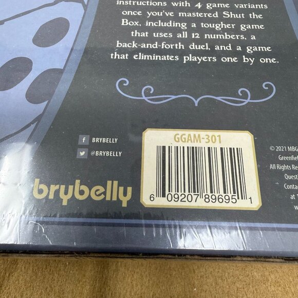 Wooden Shut The Box Game 12 Tiles Dice Brybelly Pub New Sealed 5 Ways to Play - Picture 4 of 4